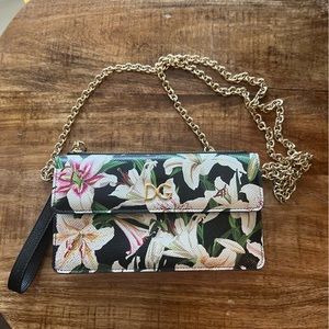 DG beautiful crossbody clutch bag with detachable golden chain
